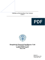 Bangladesh Financial Intelligence Unit: Guidelines On Electronic Know Your Customer (e-KYC)