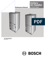 AHU Series Unitary Air Handler: Installation and Maintenance Manual