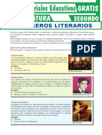 Los Géneros Literarios para Segundo Grado de Secundaria PDF