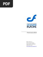 CFMX Performance Brief