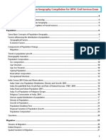 Geo Human Geography PF PDF