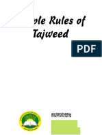 Simple Rules of Tajweed