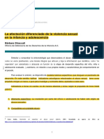 M1T3A3 La Afectación Diferenciada de La Violencia Sexual en La Infancia y Adolescencia