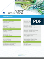 ACP Revit MEP Electrical Exam Objectives PDF