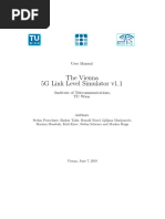 The Vienna 5G Link Level Simulator v1.1: User Manual