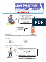 Los Polinomios para Primero de Secundaria