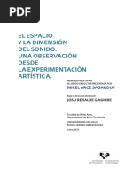 El Espacio y La Dimension Del Sonido. Un PDF