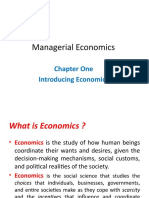 Managerial Economics: Chapter One Introducing Economics