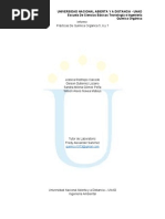 Informe Practica 5, 6 y 7 Quimica Organica