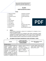 Sílabo - Investigación Aplicada Iii