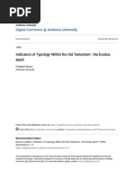 Indicators of Typology Within The Old Testament (The Exodus Moti) - F. Ninow PDF