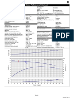 Pump Performance Datasheet: Operating Conditions Liquid