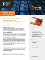 Piksi Multi: Multi-Frequency, Multi-Constellation Centimeter-Accurate GNSS