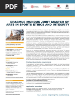 Sports & Ethics Brochure