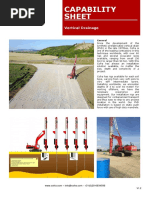 Capability Sheet: Vertical Drainage