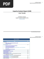 Capacity Analysis Report (CAR) : User Guide