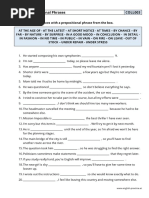 B2 Prepositional Phrases COLL003: WWW - English-Practice - at