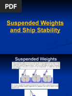 Suspended Weight and Ship Stability