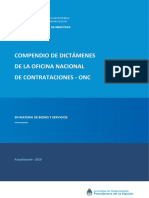 Compendio de Dictamenes Onc Actualizacion 2012-2018