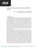 Pollinator Diseases The Bombuscrithidia System