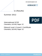 Mark Scheme (Results) Summer 2012: International GCSE Edexcel Level 1/level 2 Certificate