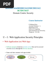 Unit 1 Web Appln Security Prinicples PDF