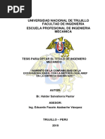 Universidad Nacional de Trujillo Facultad de Ingeniería Escuela Profesional de Ingenieria Mecanica