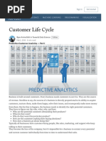 Customer Life Cycle: Predictive Customer Analytics - Part I