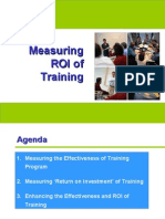 Measuring ROI of Training