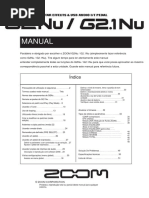 Zoom G2 Manual