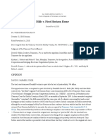 I Am An Attorney So I Decided To Sue My Lender... (Conclusion: Failed) Mills v. First Horizon Home