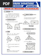 Áreas de Las Regiones Poligonales para Tercero de Secundaria