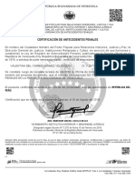 Apostilla de Atecedentes Penales