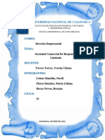 Sociedad Comercial de Responsabilidad Limitada PDF