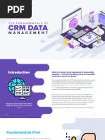 Fundamentals of CRM Data Management