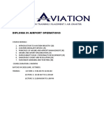 Diploma in Airport Operations