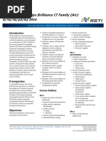 Philips Brilliance CT Course Outline