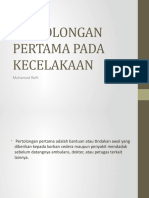 Pertolongan Pertama Pada Kecelakaan