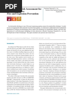 Electrostatic Risk Assessment For Chemical Plants: Fire and Explosion Prevention