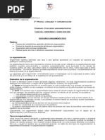 3° Medio, Discurso Argumentativo