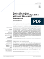 Psychedelic-Assisted Psychotherapy: A Paradigm Shift in Psychiatric Research and Development