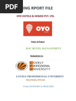 Oyo Project Report PDF