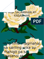 Mga Salawikain at Kasabihan