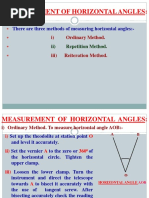 Theodolite Angle Measurement