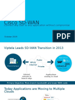 Cisco SD-WAN: Connect Any User To Any Application Without Compromise