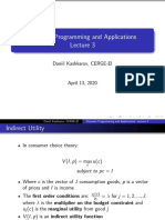 Dynamic Programming and Applications: Daniil Kashkarov, CERGE-EI