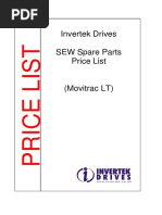 Sew Spares Parts Price List Ver 13.0