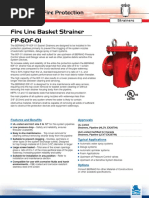 Bermad: Fire Line Basket Strainer FP-60F-01