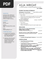 Asja Wright Resume 2020 PDF