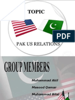 Topic: Pak Us Relations